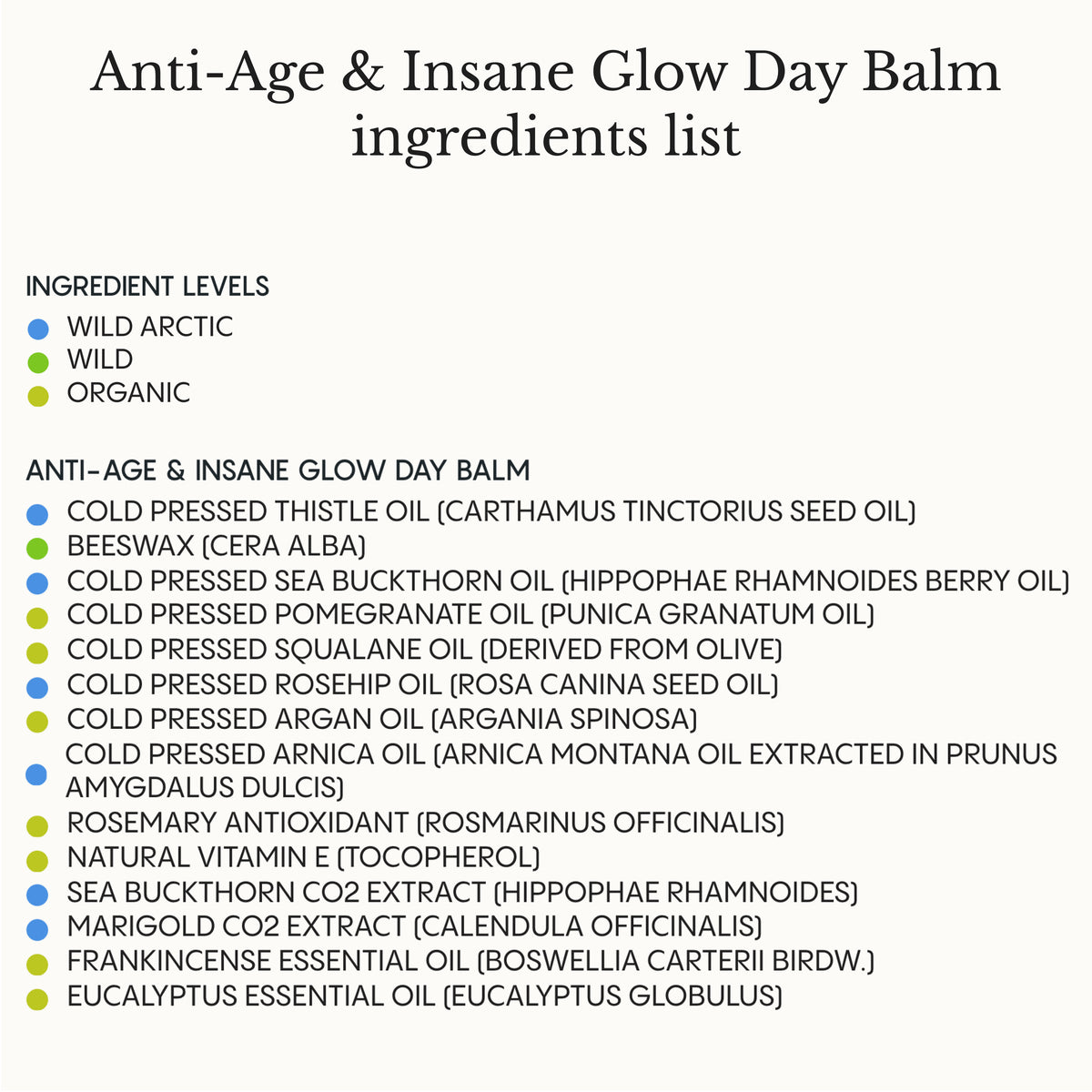 Anti-Aging Tagesbalsam für jugendliches Strahlen