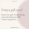 Tarjeta regalo Frøya