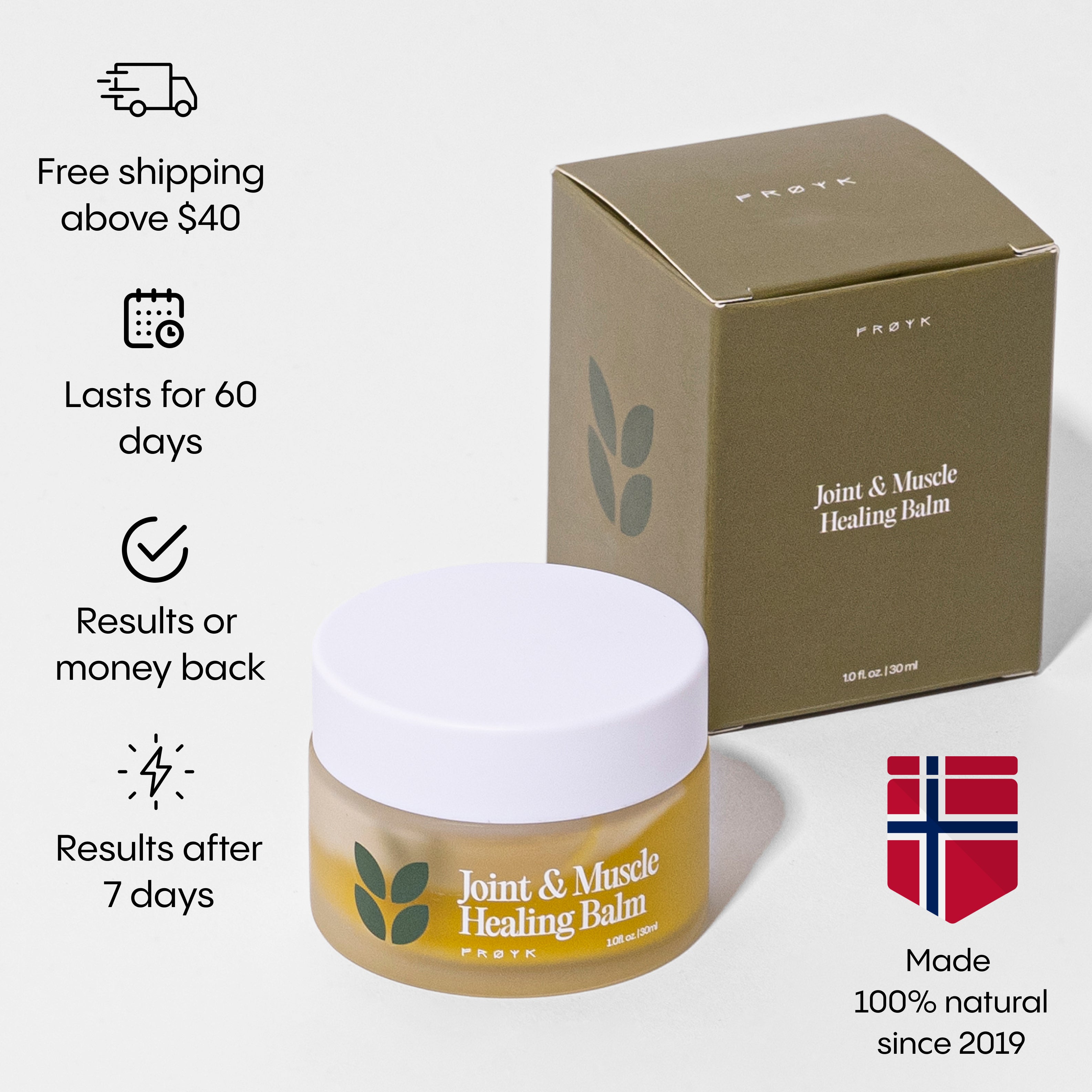 Joint & Muscle Healing Balm - 2 JARS