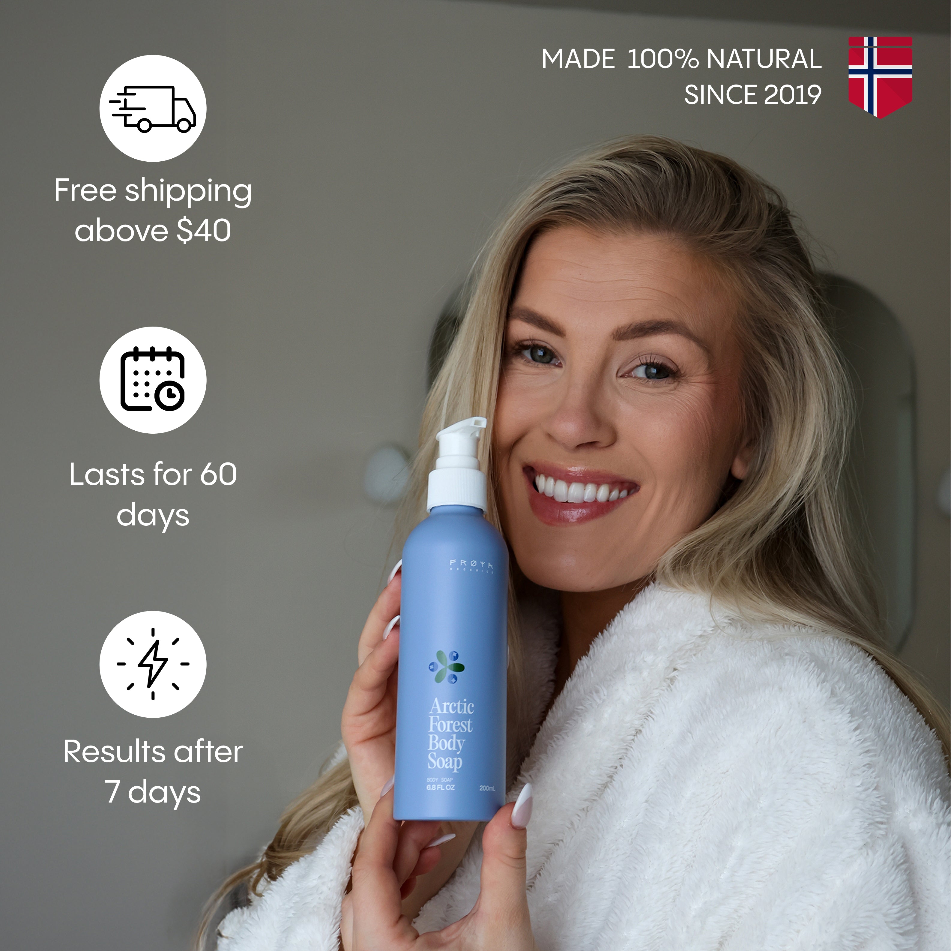 Arctic Forest Body Soap | Frøya Organics