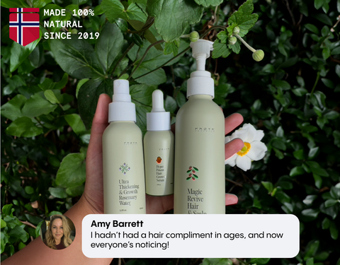 <p>Hairloss & Dandruff</p><p><em><strong>Gone In 2 Weeks</strong></em></p>