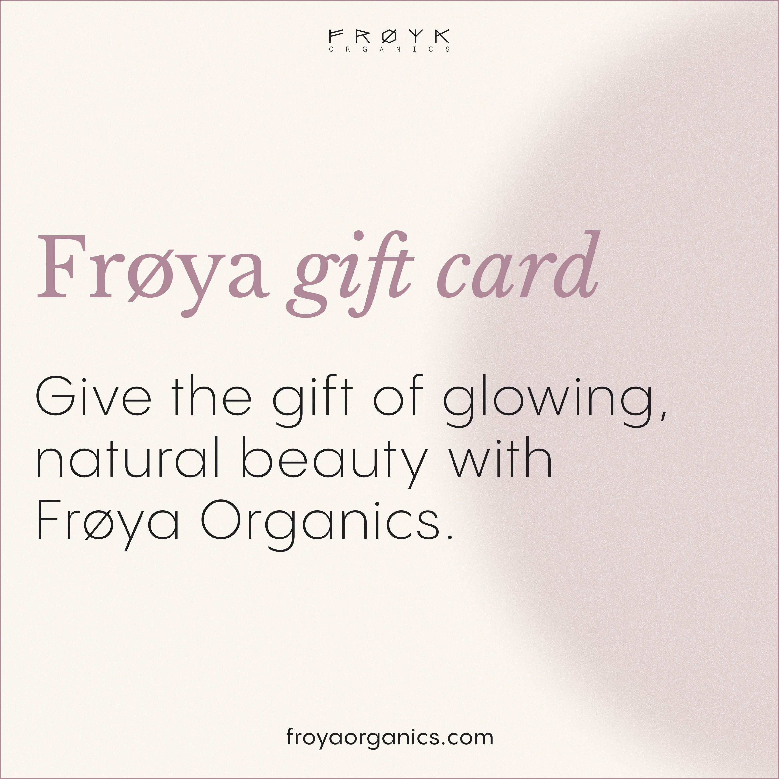 Frøya gift card