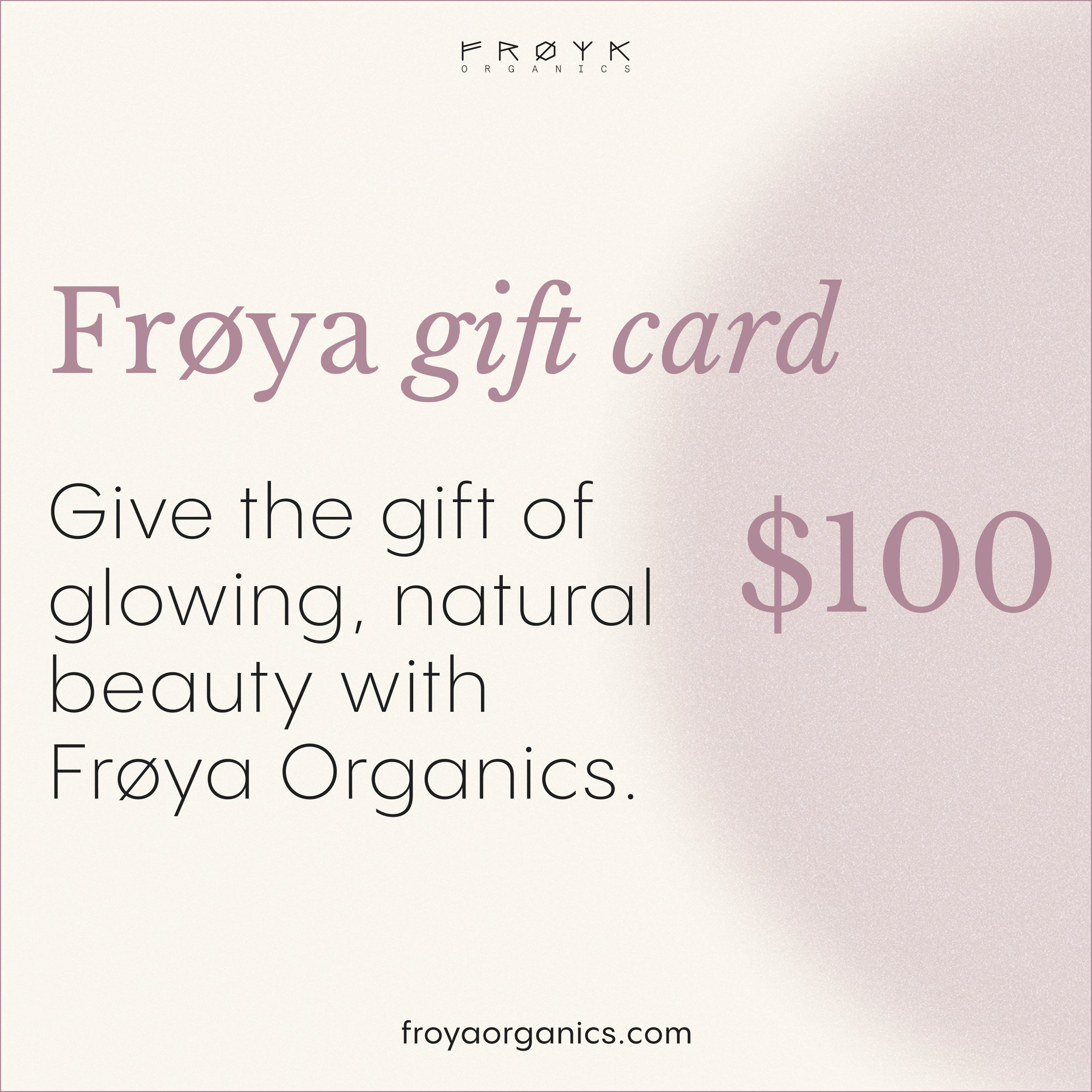 Frøya gift card