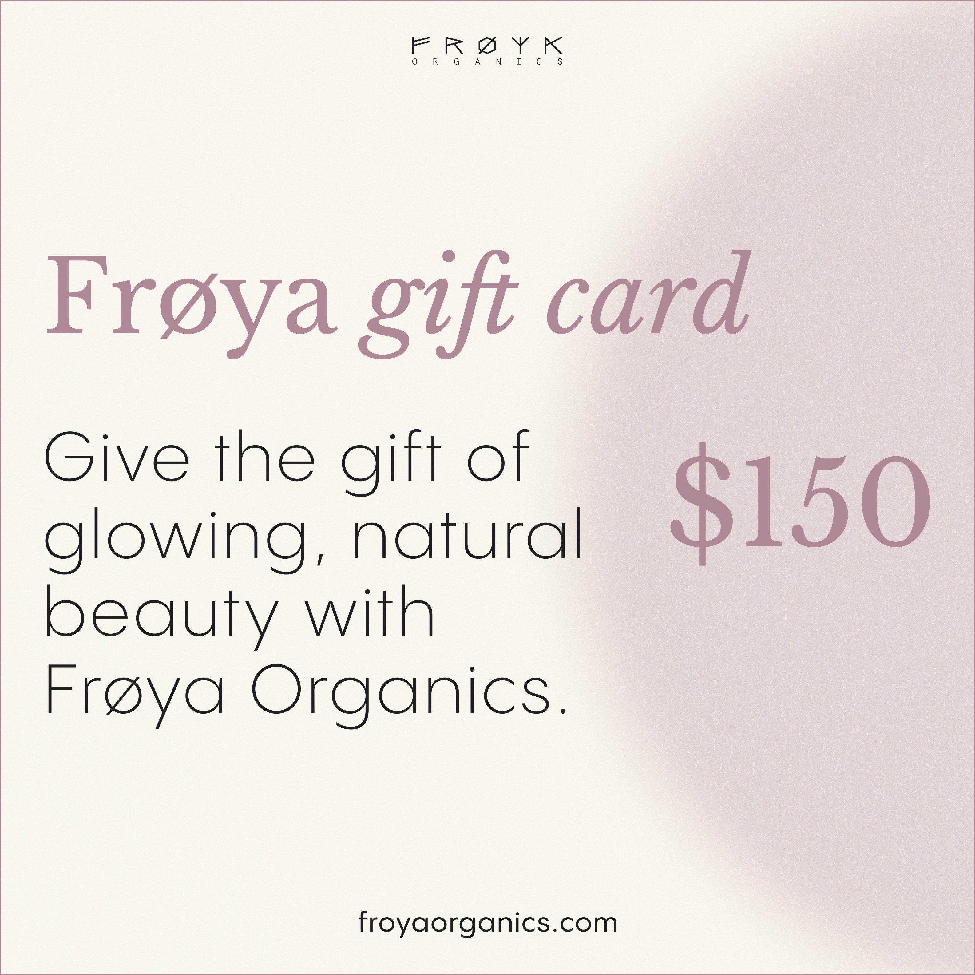 Frøya gift card