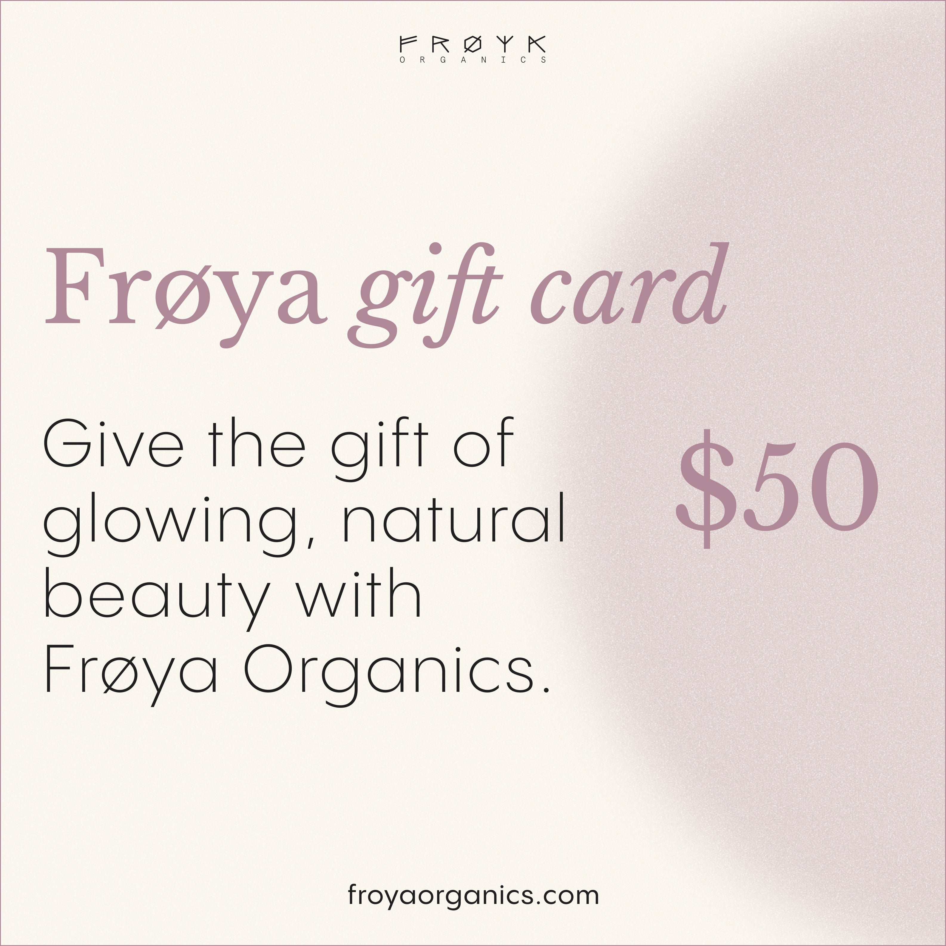 Frøya gift card