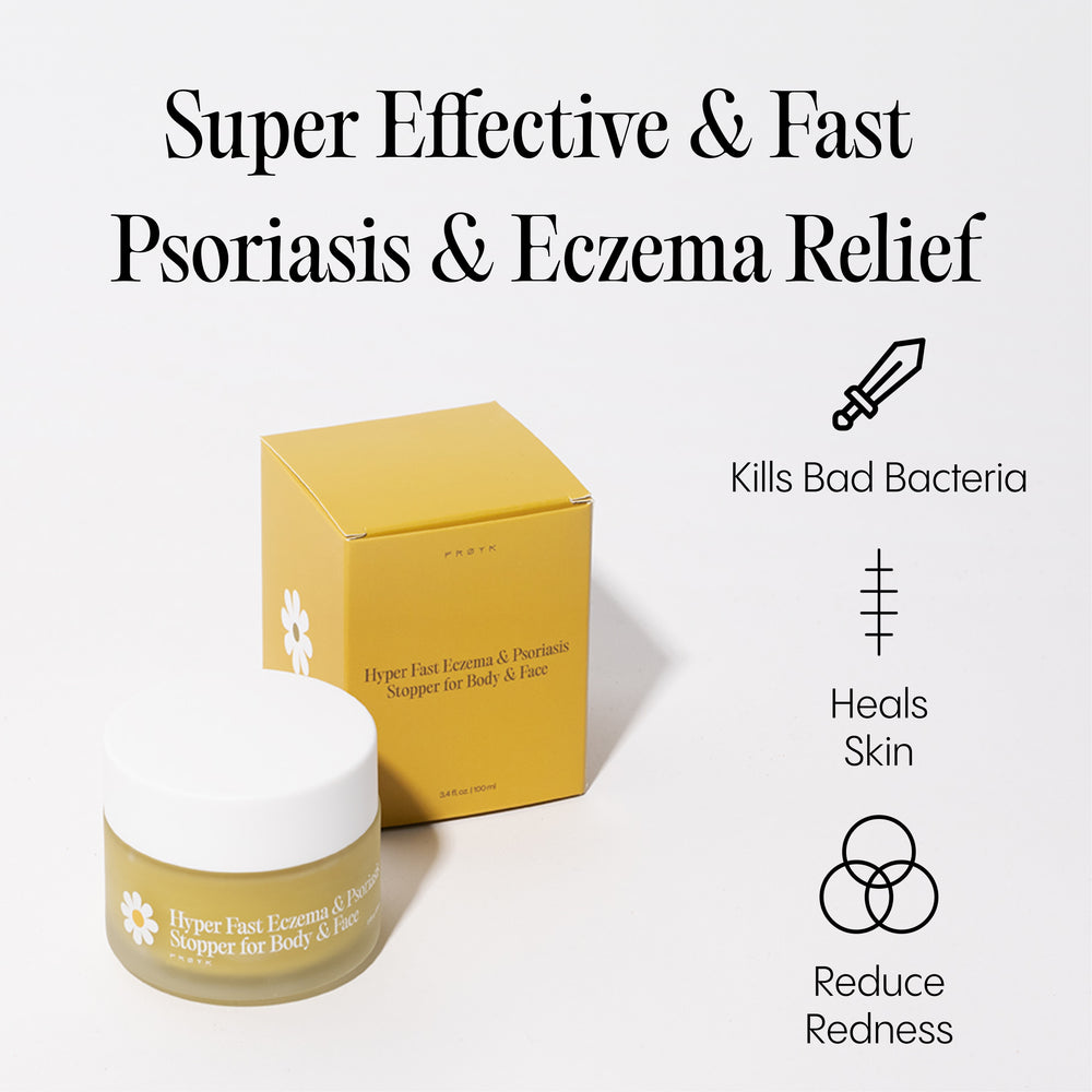 Frøya Organics Ultra-Fast Relief Balm open jar revealing concentrated eczema and psoriasis balm texture