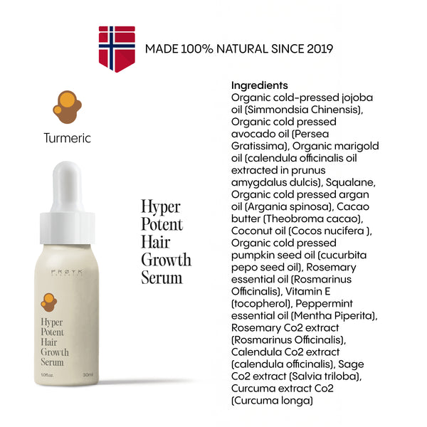 How to use Frøya Organics Hyper Potent Hair Growth Serum application guide