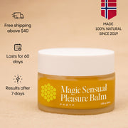 Customer showing results after using Frøya Organics Magic Sensual Pleasure Balm