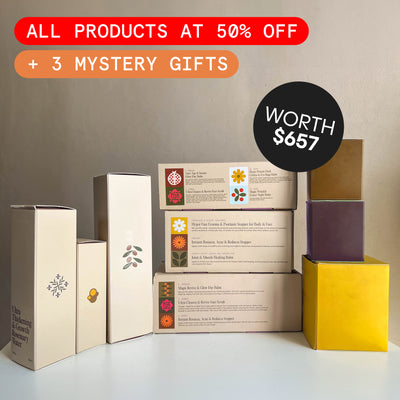 Mega Gift Bundle: All Products at 50% off+ 3 Gifts