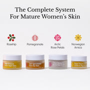 Before and after skin improvement with Frøya Organics Mega Gift Bundle Australia