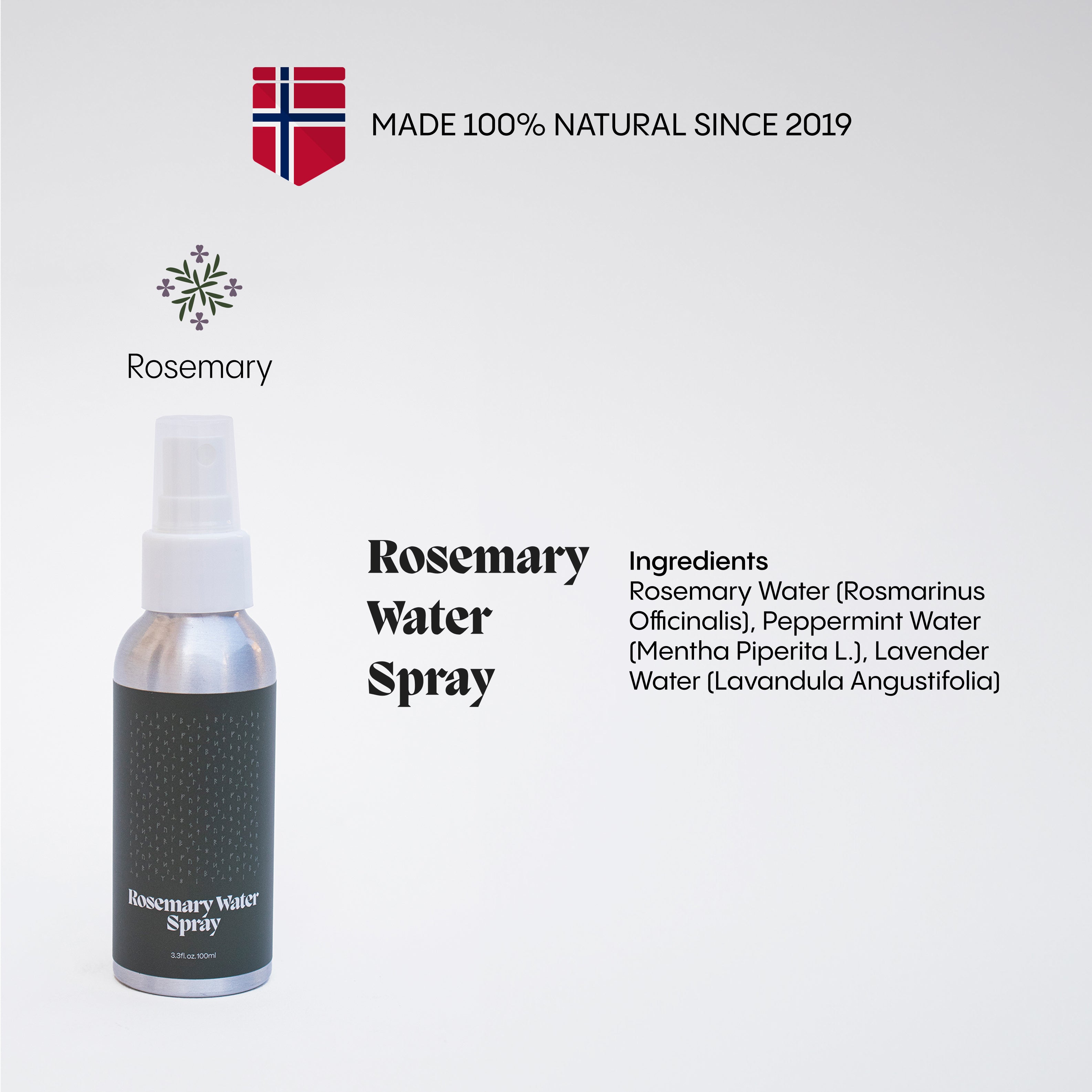 Spray de agua de romero