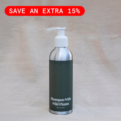 Shampooing aux plantes sauvages