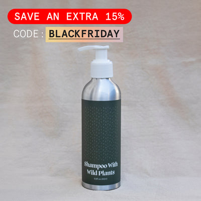 Champú con plantas silvestres