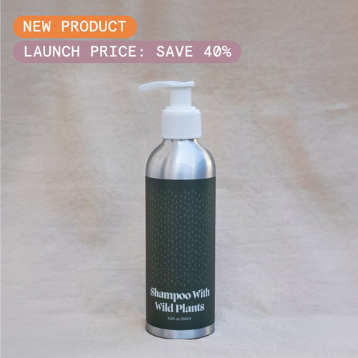 Champú con plantas silvestres
