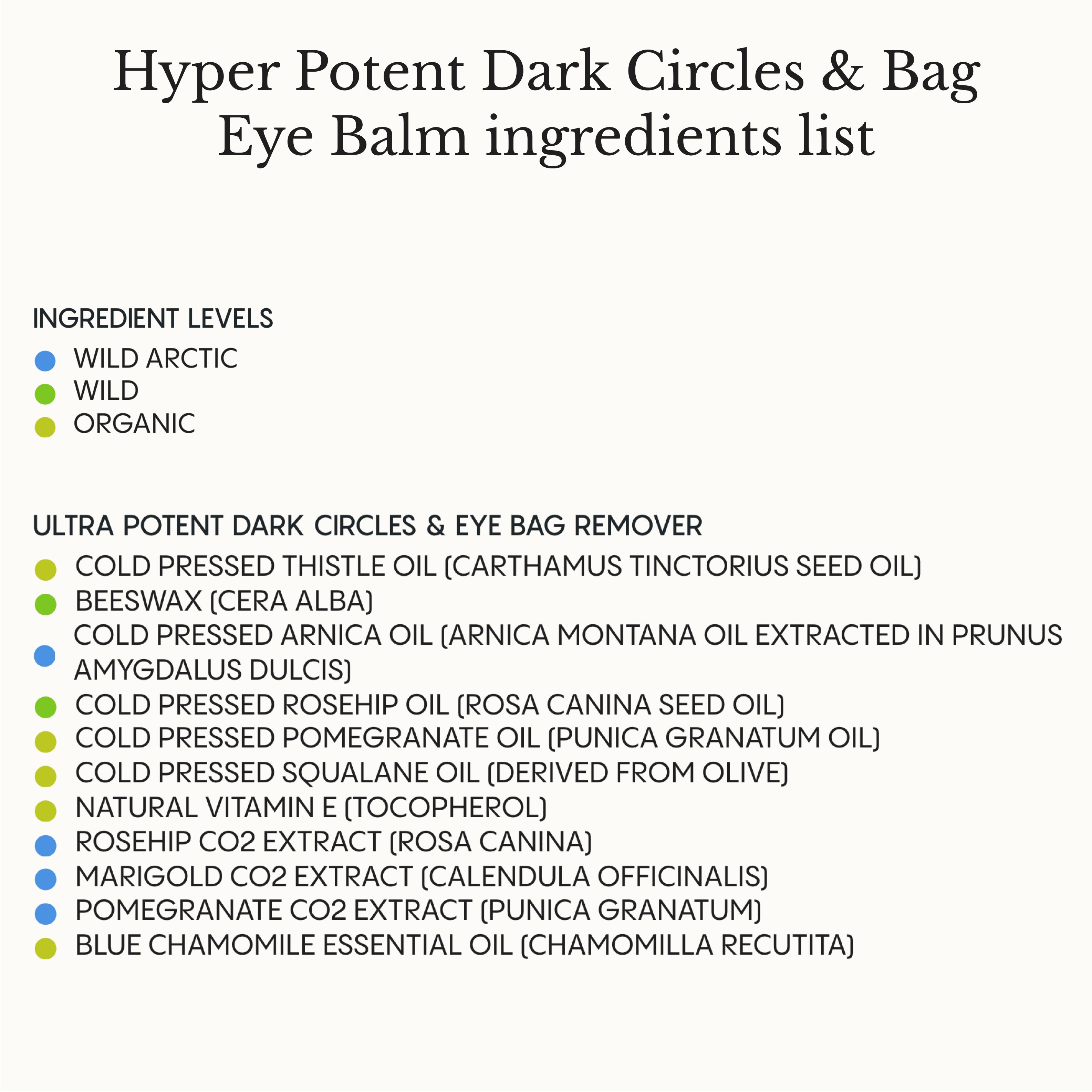 Hyper Potent Dark Circles & Bag Eye Balm