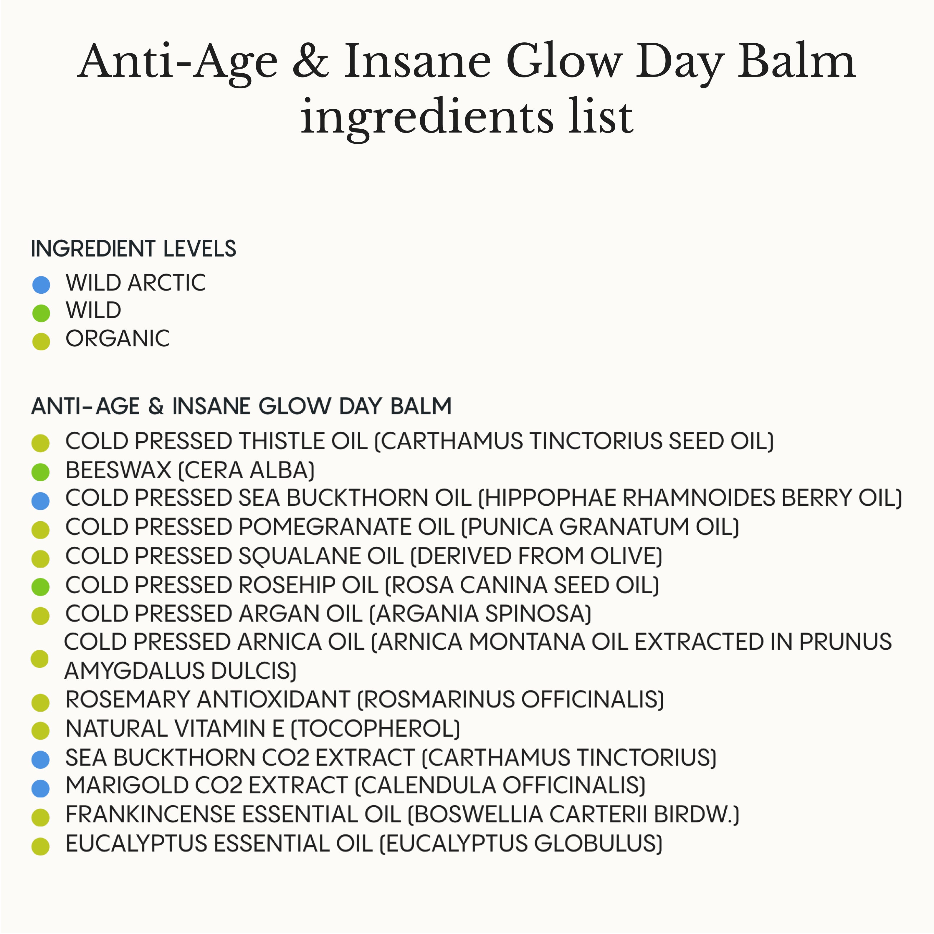 Anti-Age & Insane Glow Day Balm