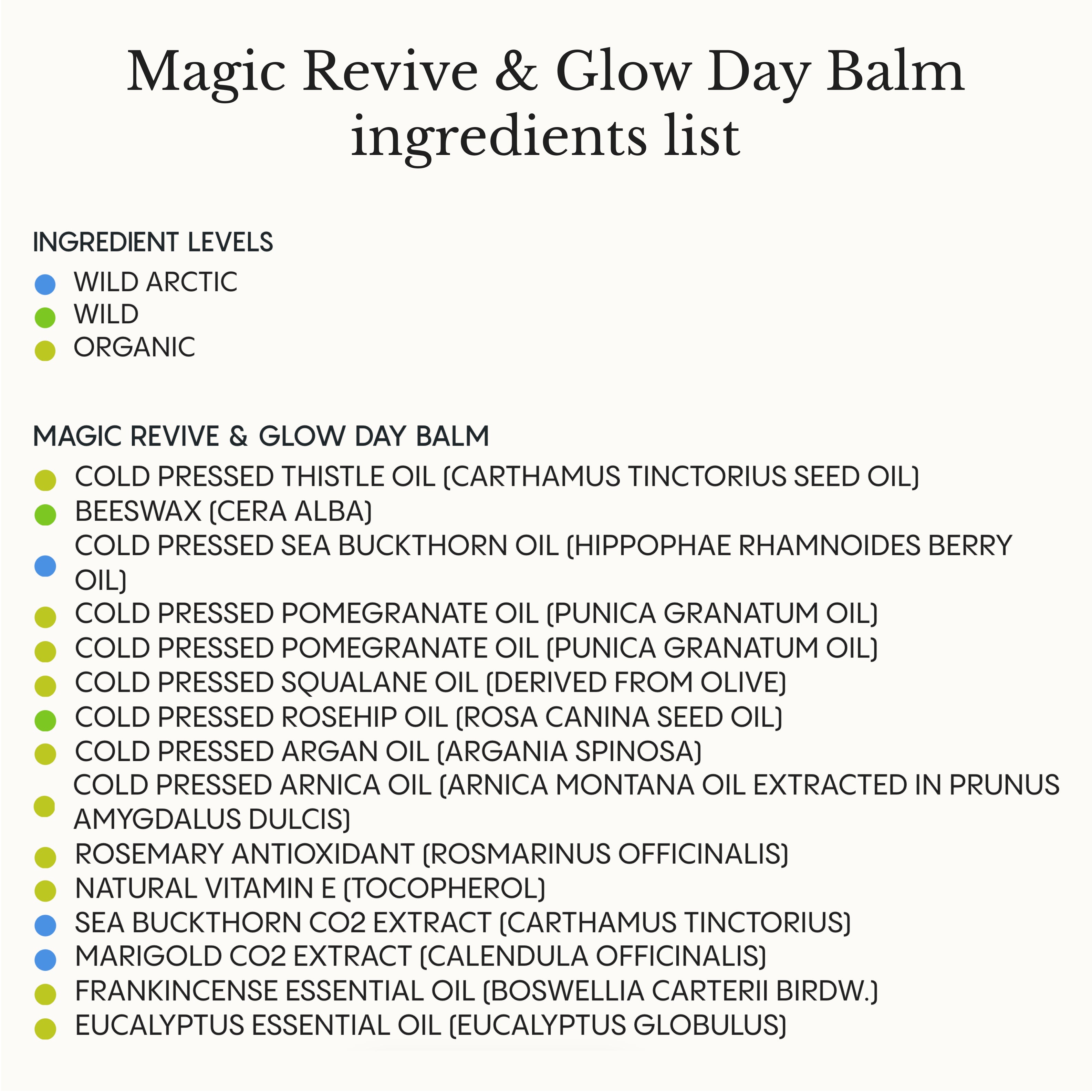 Magic Revive & Glow Day Balm