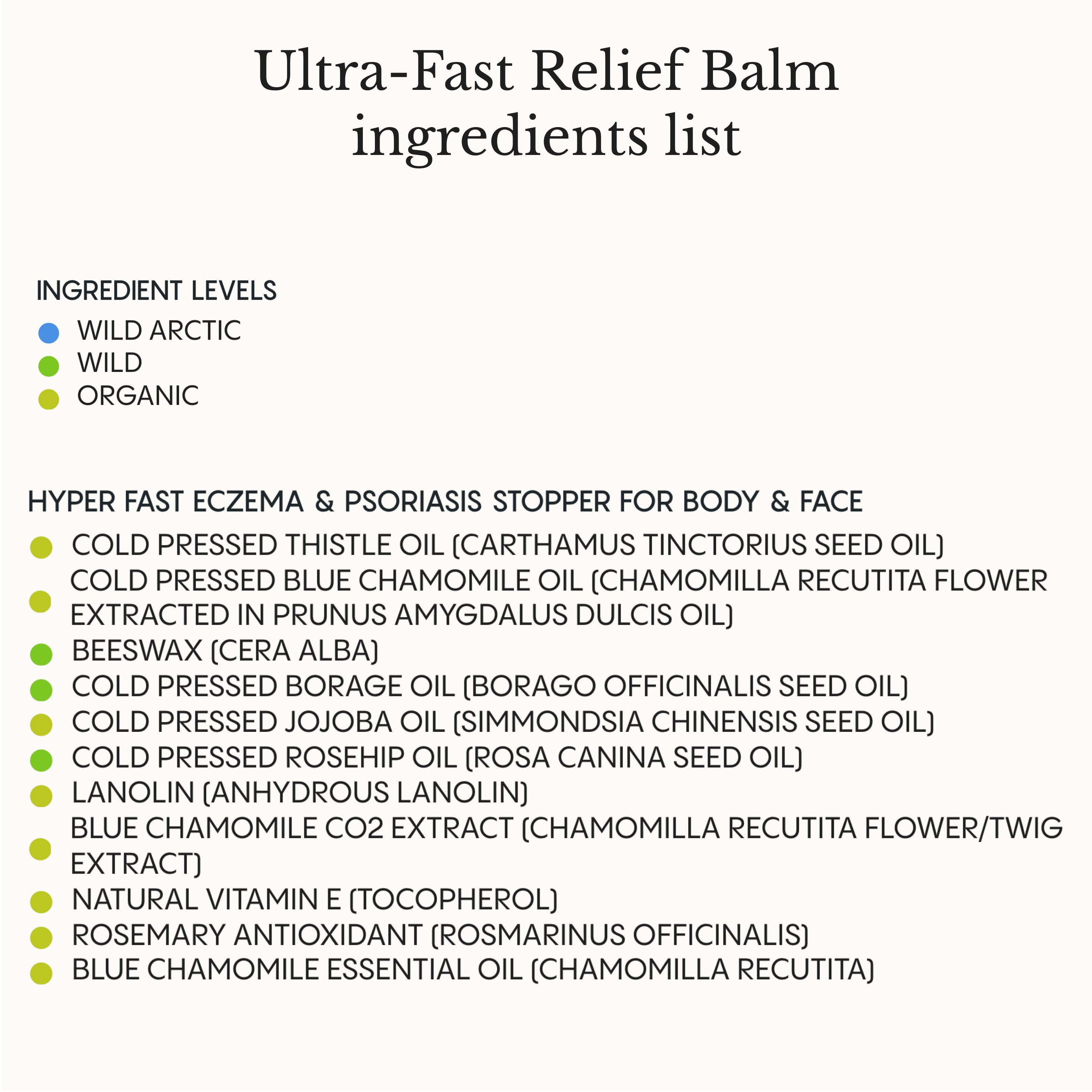 Ultra-Fast Relief Balm for Dry, Itchy Skin – For Body & Face