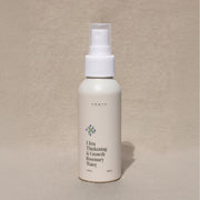 Frøya Organics Ultra Thickening Rosemary Water in glass jar with lid – thickening hair spray front view